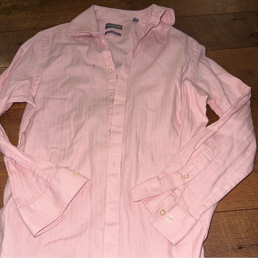 Michael Kors Pink Slim Fit Shirt